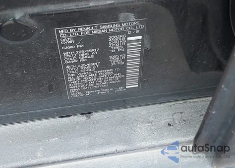 2020 Nissan Rogue S Fwd из США, поврежденный, VIN KNMAT2MT1LP537452